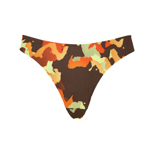 new modern camouflage C by JamColors Women's All Over Print Thongs (Model L30)