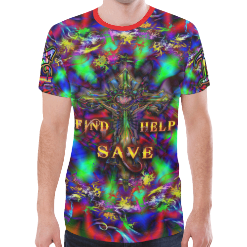 TheONE Savior - Fairy Dust New All Over Print T-shirt for Men (Model T45)