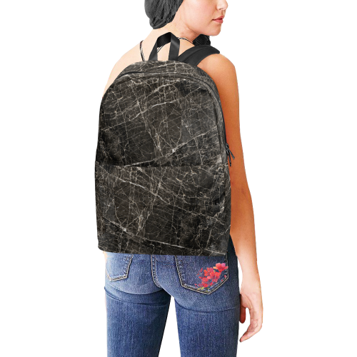 ABSTRACT BLACK & WHITE-BP-1 Unisex Classic Backpack (Model 1673)