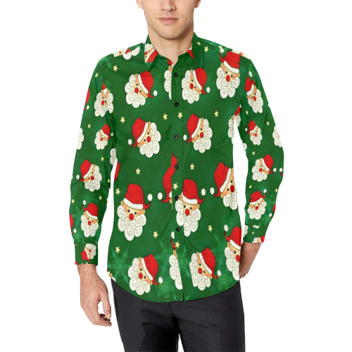 Santas by Artdream Men's All Over Print Casual Dress Shirt (Model T61)