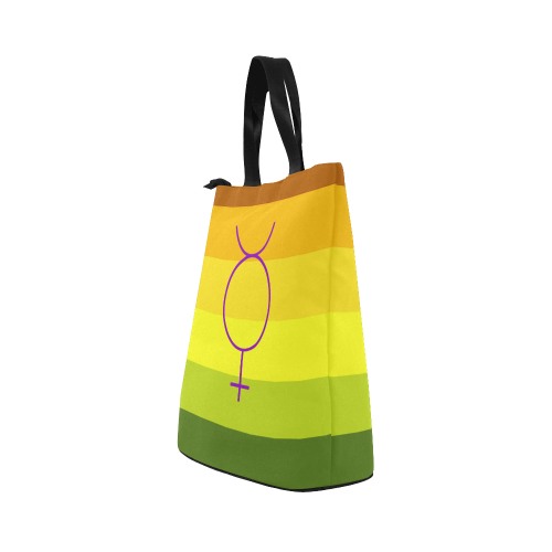 Hermaphrodite Flag Nylon Lunch Tote Bag (Model 1670)