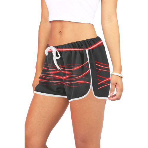 Electric Shorts Women's All Over Print Relaxed Shorts (Model L19)