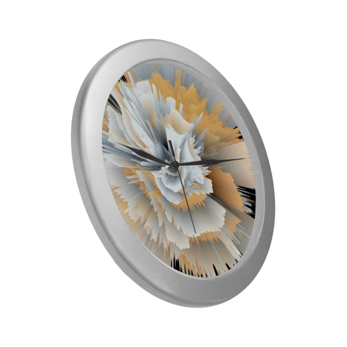 146650 Silver Color Wall Clock