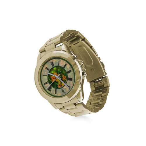 Pretty Paisley Stainless Watch Custom Gilt Watch(Model 101)