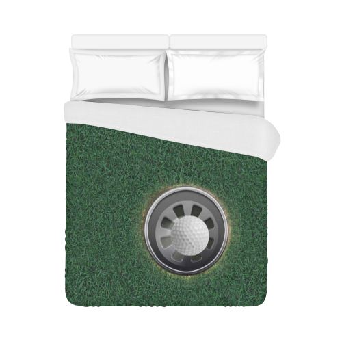 Hole in One Golf Cup and Ball Duvet Cover 86"x70" ( All-over-print)