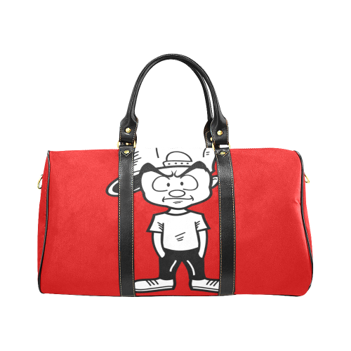 Red Duffle Bag New Waterproof Travel Bag/Large (Model 1639)