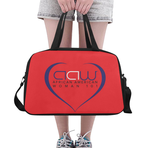 AAW101 Her Over Night Bag Red Fitness Handbag (Model 1671)