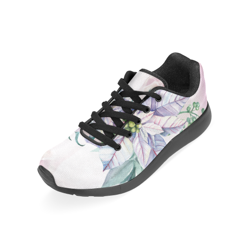 Wonderful flowers, watercolor Men's Running Shoes/Large Size (Model 020)