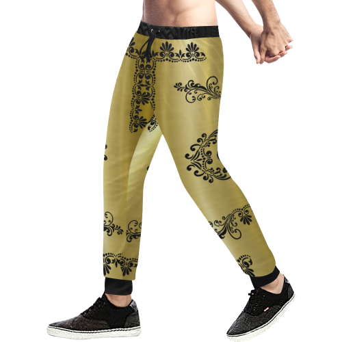 VIP LCC GOLD Men's All Over Print Sweatpants (Model L11)