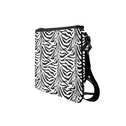 Zebra Animal Pattern Slim Clutch Bag (Model 1668)