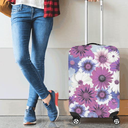 Spring Time Flowers 5 Luggage Cover/Small 18"-21"