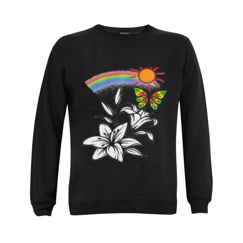love nature Gildan Crewneck Sweatshirt(NEW) (Model H01)