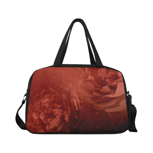 Wonderful red flowers Fitness Handbag (Model 1671)