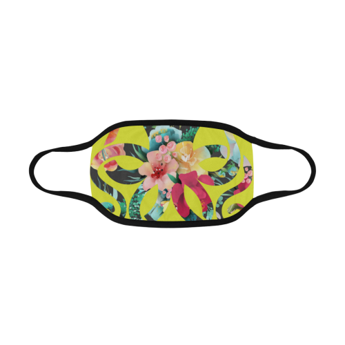 PiccoGrande floral octopus-yellow Mouth Mask
