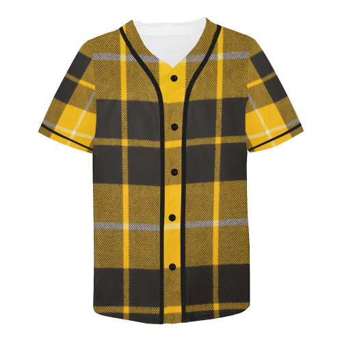 BARCLAY DRESS LIGHT MODERN TARTAN All Over Print Baseball Jersey for Men (Model T50)