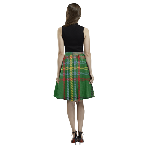 ARIZONA TARTAN Melete Pleated Midi Skirt (Model D15)