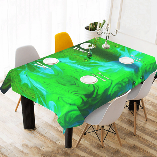 invadeing peace Cotton Linen Tablecloth 60"x 104"