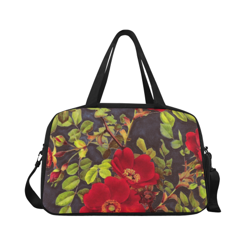 flowers #flowers #pattern #flora Fitness Handbag (Model 1671)
