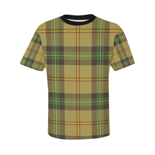 Saskatchewan tartan Men's All Over Print T-Shirt with Chest Pocket (Model T56)