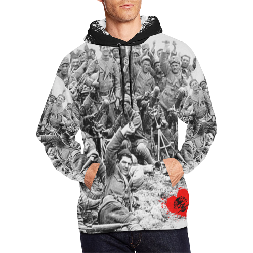 Arditi: immortal heroes All Over Print Hoodie for Men (USA Size) (Model H13)