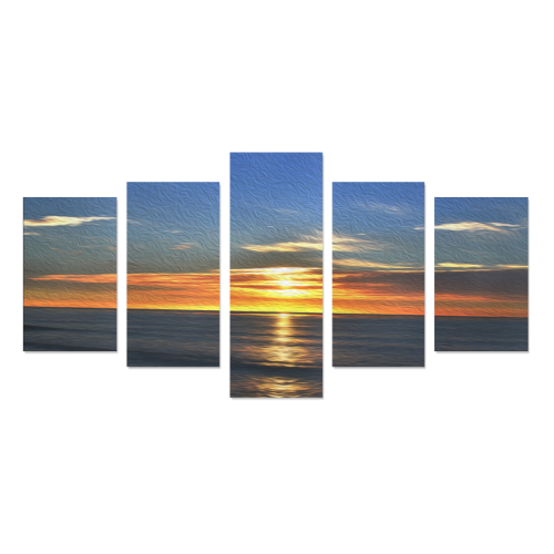 Sunrise Canvas Print Sets C (No Frame)