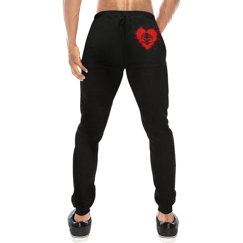 Cuore Ardito pants! Men's All Over Print Sweatpants/Large Size (Model L11)