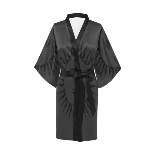 GOD Robe Black Kimono Robe