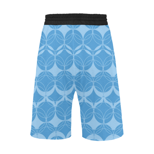 Abstract  pattern - blue. Men's All Over Print Casual Shorts (Model L23)