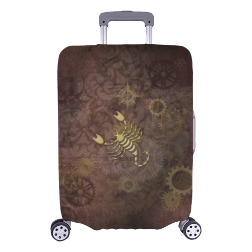 Steampunk Zodiac Scorpio Luggage Cover/Large 26"-28"