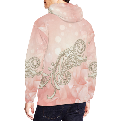 Wonderful flowers All Over Print Hoodie for Men/Large Size (USA Size) (Model H13)