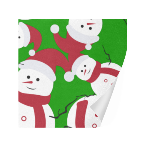 Snowman Gift Wrapping Paper 58"x 23" (1 Roll)
