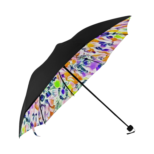 Floral Summer Greetings 1B  by JamColors Anti-UV Foldable Umbrella (Underside Printing) (U07)