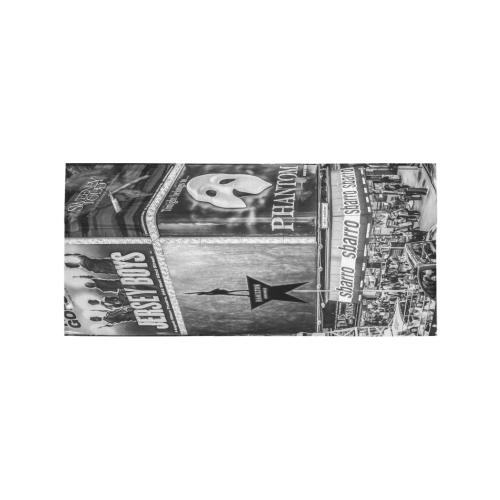 Times Square II Special Edition IV (B&W) Area Rug 7'x3'3''