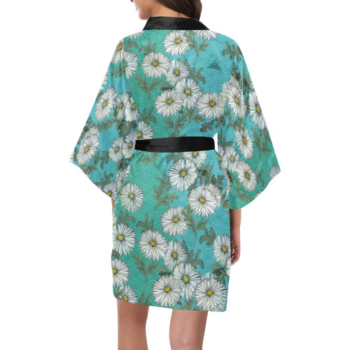 The Lowest of Low Daisies Mediterranean Kimono Robe