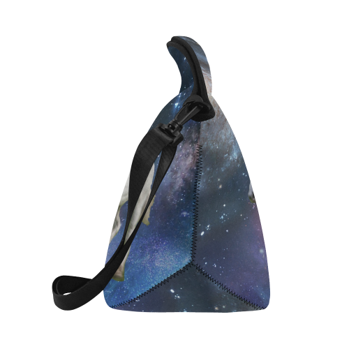 Unicorn and Space Neoprene Lunch Bag/Large (Model 1669)
