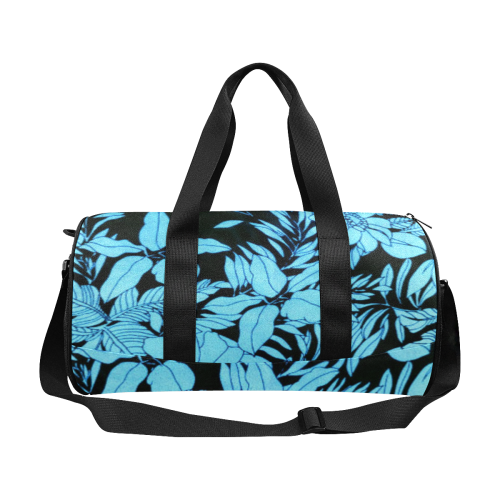 blue floral tropical watercolor Duffle Bag (Model 1679)