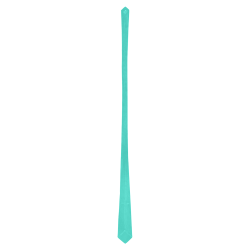 color turquoise Classic Necktie (Two Sides)