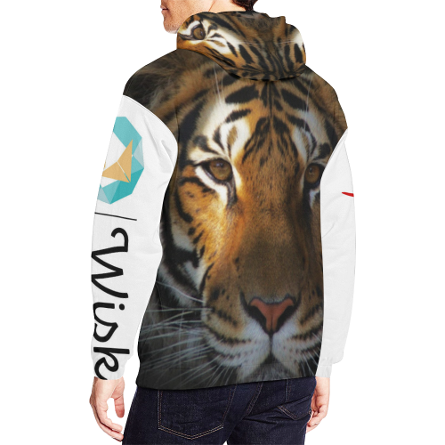 be your own tiger All Over Print Hoodie for Men/Large Size (USA Size) (Model H13)