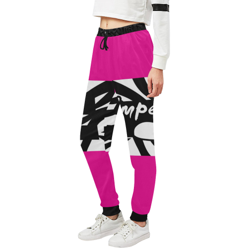 Pink Unisex All Over Print Sweatpants (Model L11)
