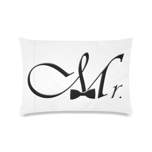 For the Mister (Mr.) Custom Zippered Pillow Case 16"x24"(Twin Sides)