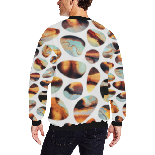 Geoiod All Over Print Crewneck Sweatshirt for Men/Large (Model H18)