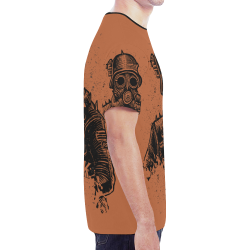 Retro Futurism Steampunk Adventure Soldier 1 New All Over Print T-shirt for Men (Model T45)
