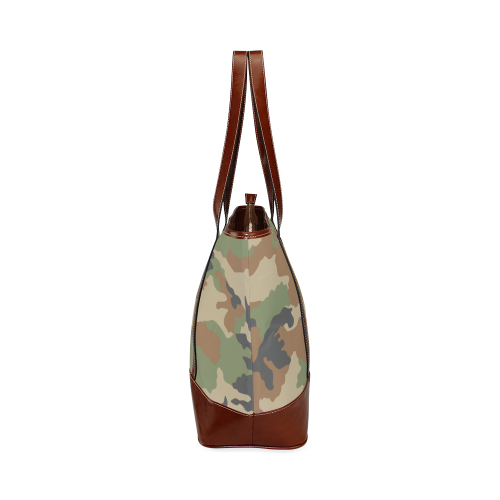 woodland camouflage pattern Tote Handbag (Model 1642)