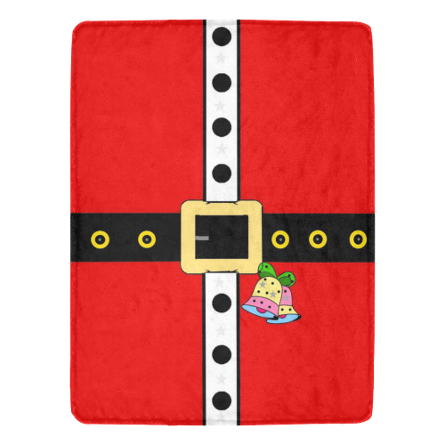 Santa Popart by Nico Bielow Ultra-Soft Micro Fleece Blanket 60"x80"
