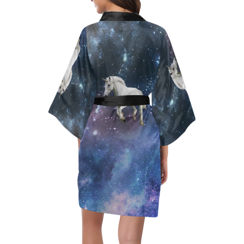 Unicorn and Space Kimono Robe
