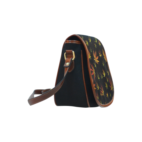 Mary Jane Saddle Bag/Small (Model 1649)(Flap Customization)