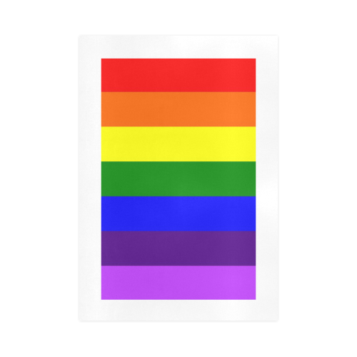Rainbow Flag (Gay Pride - LGBTQIA+) Art Print 16‘’x23‘’