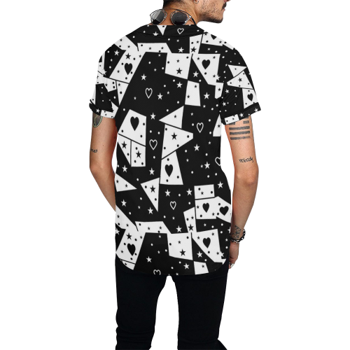 Popart by Nico Bielow All Over Print Baseball Jersey for Men (Model T50)