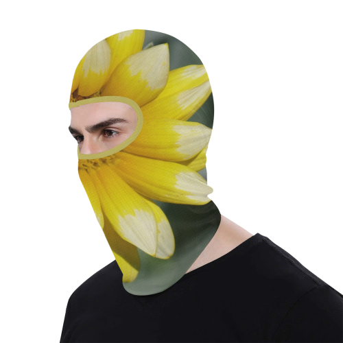 Yellow Flower, floral photo All Over Print Balaclava