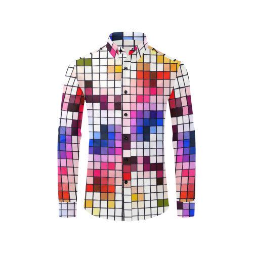 Karo Light by Artdream Men's All Over Print Casual Dress Shirt (Model T61)